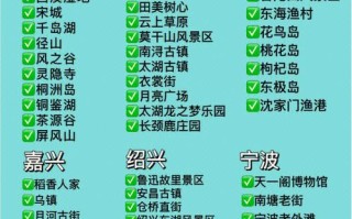 浙江旅游必去景点有哪些？