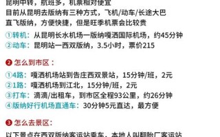 西双版纳自驾游注意事项