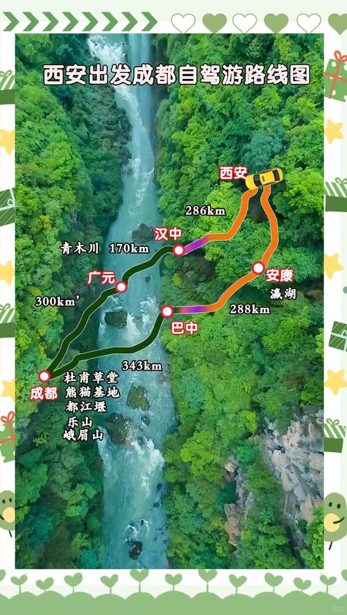 西安到成都自驾游线路推荐-第1张图片-星月文旅 西安到成都自驾游线路推荐-第1张图片-星月文旅