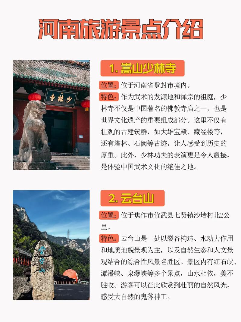 河南旅游景点排名榜，哪些景点最值得一去？-第3张图片-星月文旅