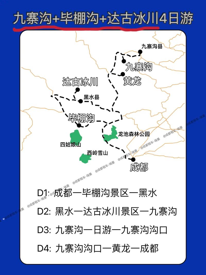 成都自驾达古冰川攻略，路线怎么走？-第2张图片-星月文旅