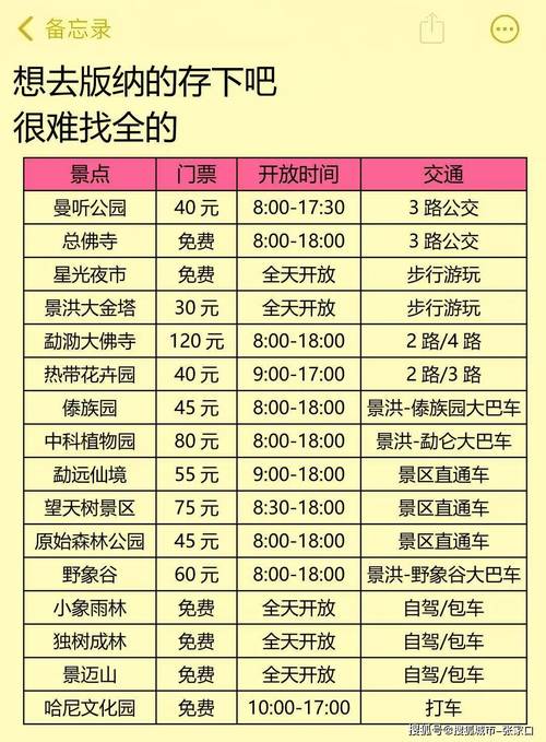 西双版纳自驾游预算要多少？-第1张图片-星月文旅