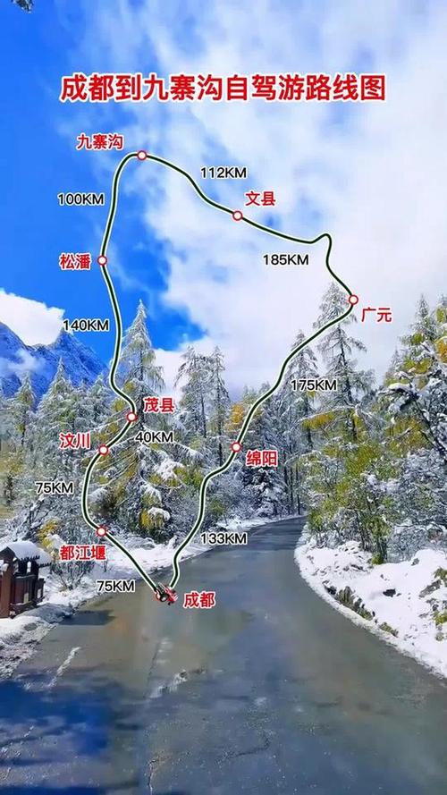 成都到九寨沟自驾路线怎么走？-第1张图片-星月文旅