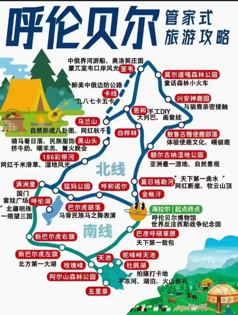 呼伦贝尔自驾游必去景点有哪些？-第3张图片-星月文旅