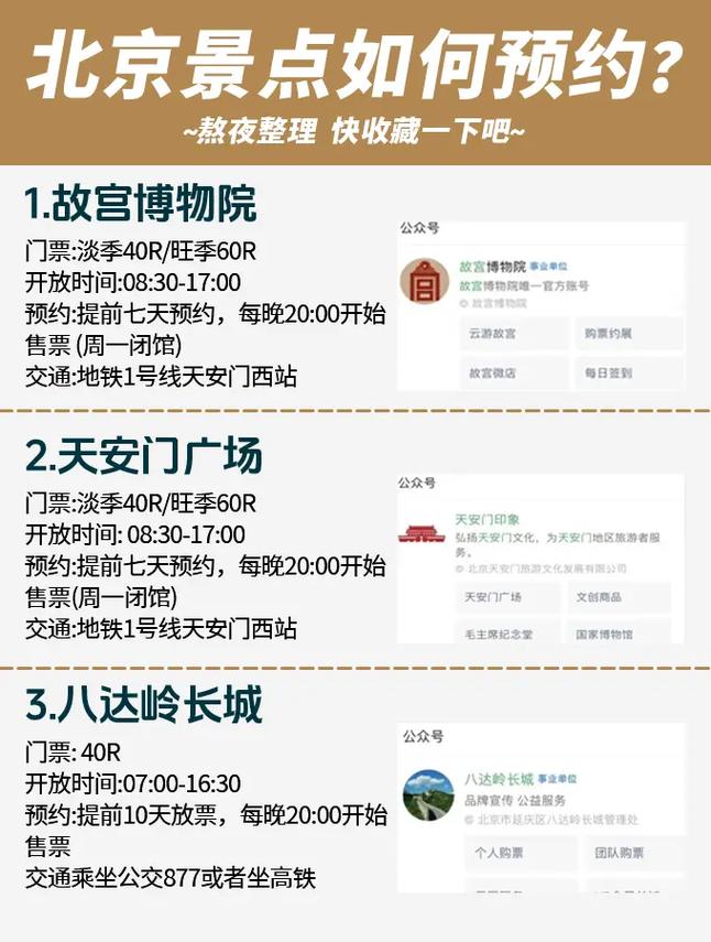 北京旅游景点网上订票怎么操作？-第3张图片-星月文旅