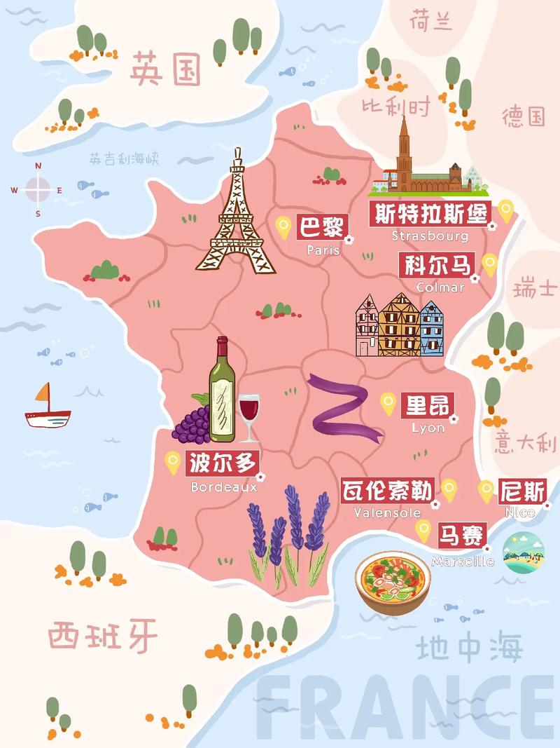 法国旅游路线怎么规划？经典路线有哪些？-第2张图片-星月文旅