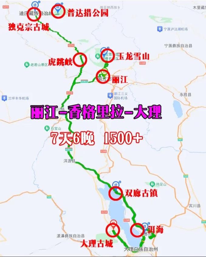 自驾游丽江大理香格里拉怎么规划路线？-第2张图片-星月文旅