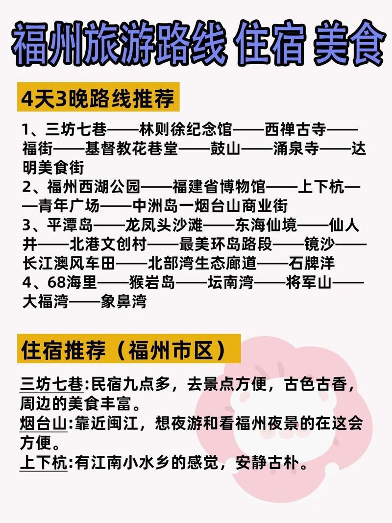 福州自由行路线怎么规划更省心？-第3张图片-星月文旅