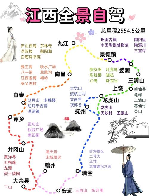 江西省景区地图有哪些必打卡景点？-第2张图片-星月文旅